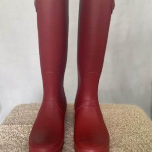 HUNTER Original Tall Wellington Rain Boots size 10-LIKE NEW